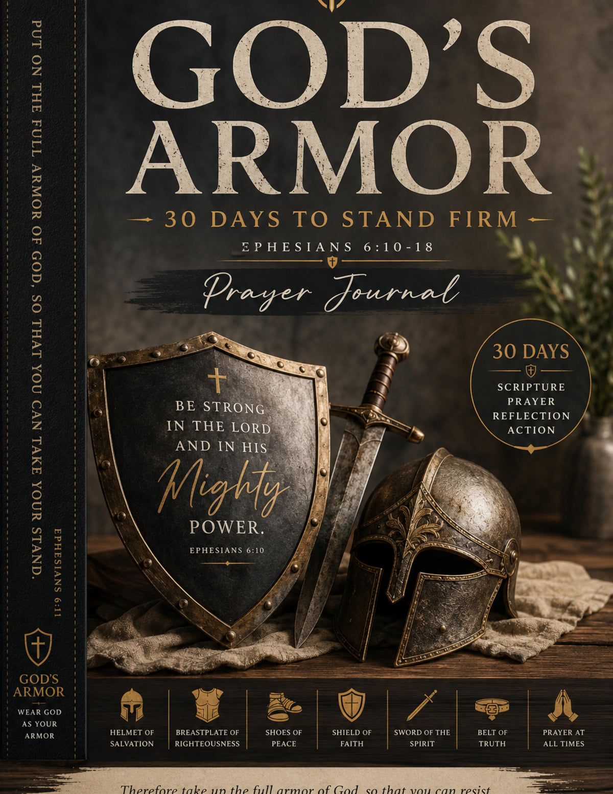 GOD’S ARMOR 30 Days to Stand Firm Prayer Journal