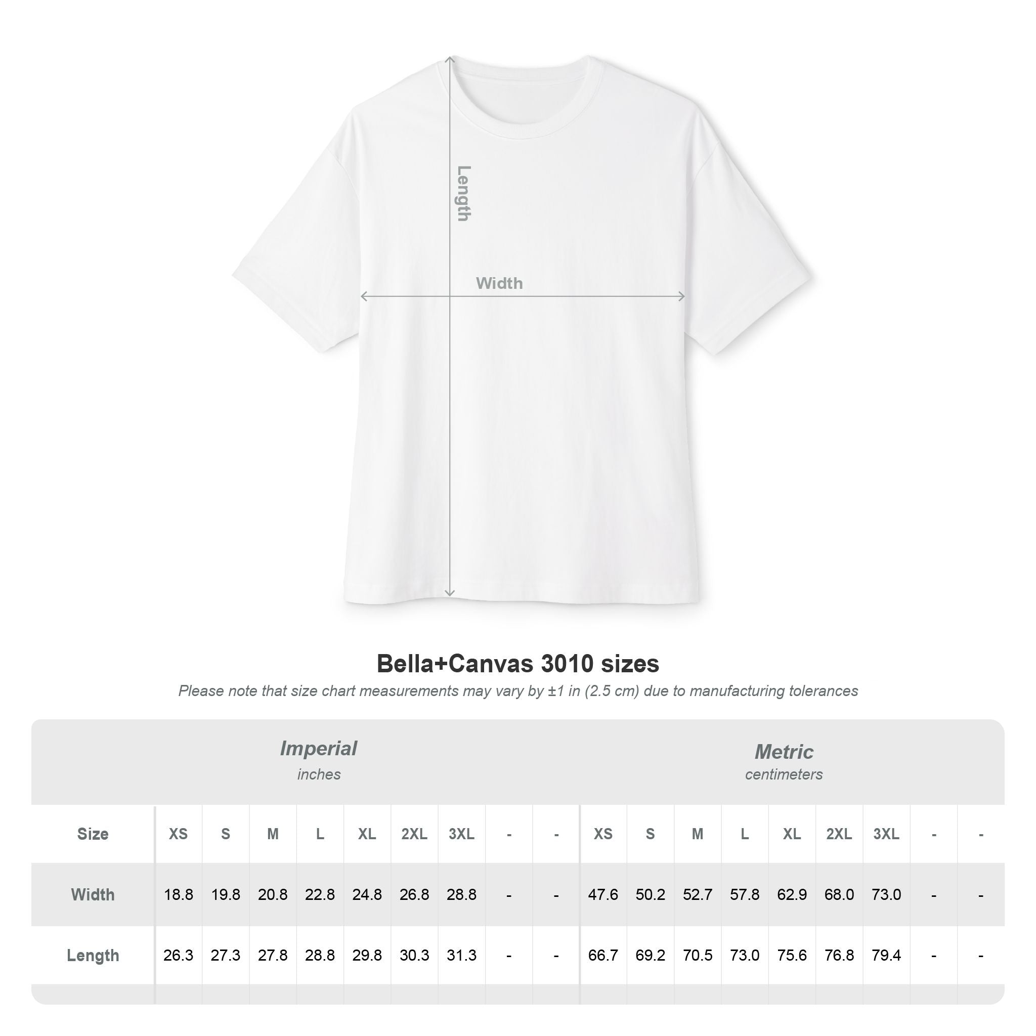 Unisex Oversized Boxy Tee