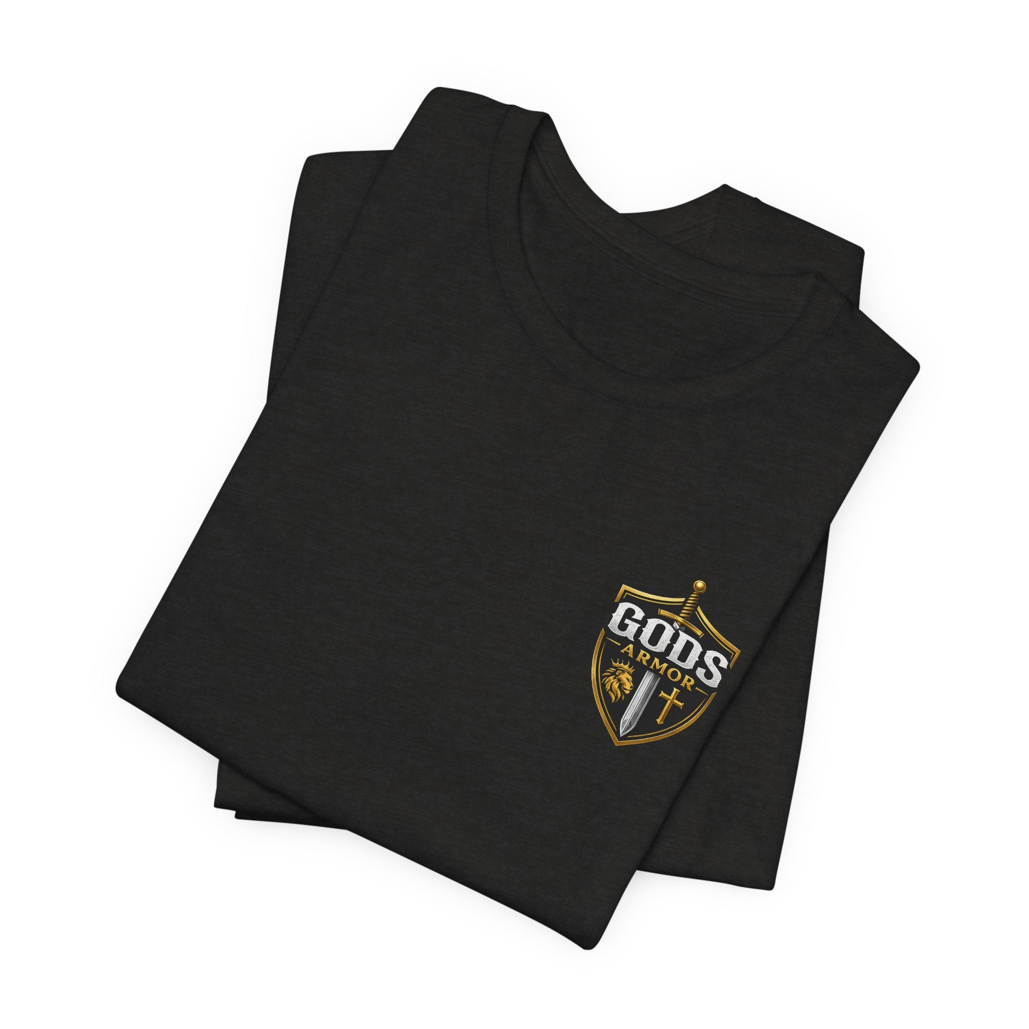God's Armor Shield T‑Shirt — Christian Faith Graphic Tee ("Gods Armor")