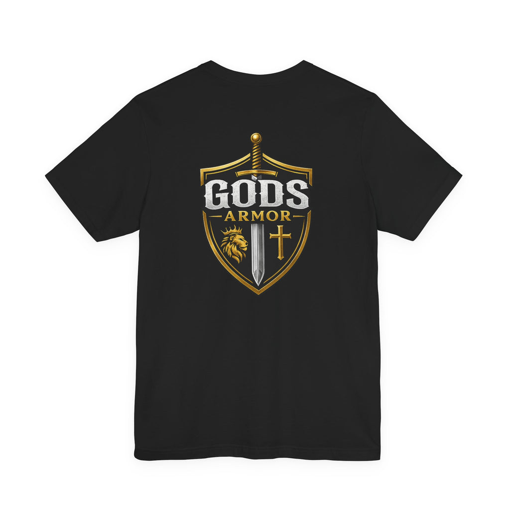 God's Armor Shield T‑Shirt — Christian Faith Graphic Tee ("Gods Armor")