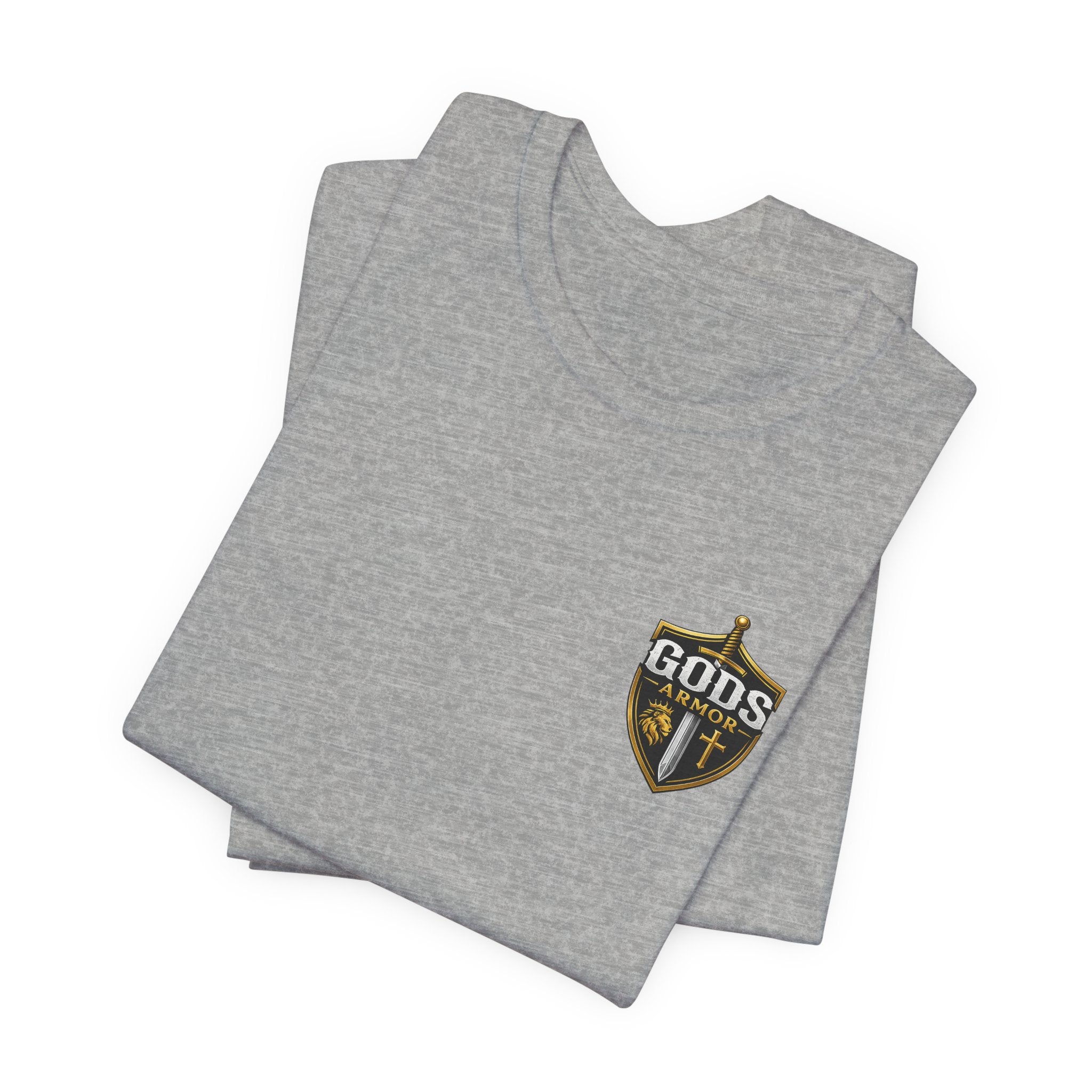 God's Armor Shield T‑Shirt — Christian Faith Graphic Tee ("Gods Armor")